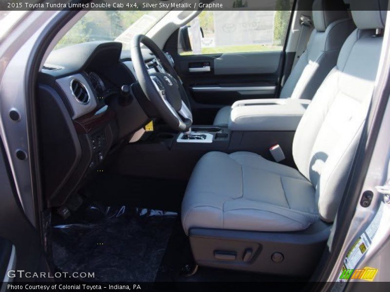 Silver Sky Metallic / Graphite 2015 Toyota Tundra Limited Double Cab 4x4