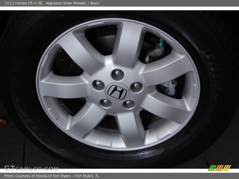 Alabaster Silver Metallic / Black 2011 Honda CR-V SE