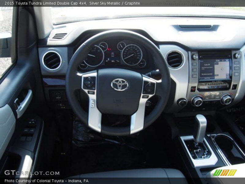 Silver Sky Metallic / Graphite 2015 Toyota Tundra Limited Double Cab 4x4