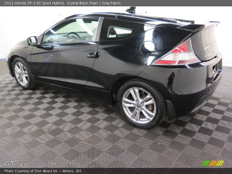Crystal Black Pearl / Gray Fabric 2011 Honda CR-Z EX Sport Hybrid