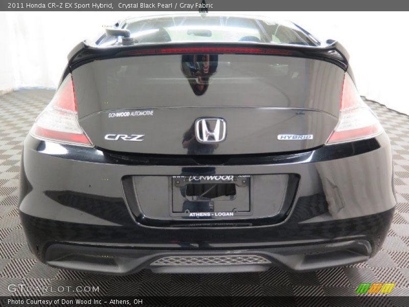 Crystal Black Pearl / Gray Fabric 2011 Honda CR-Z EX Sport Hybrid