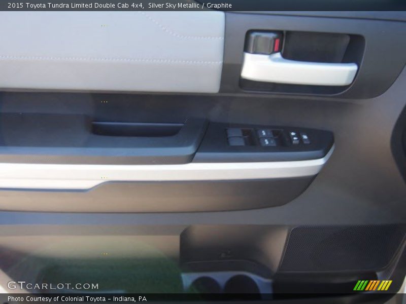 Silver Sky Metallic / Graphite 2015 Toyota Tundra Limited Double Cab 4x4
