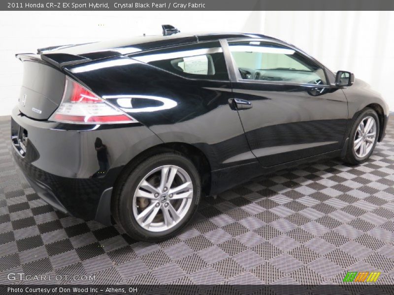 Crystal Black Pearl / Gray Fabric 2011 Honda CR-Z EX Sport Hybrid