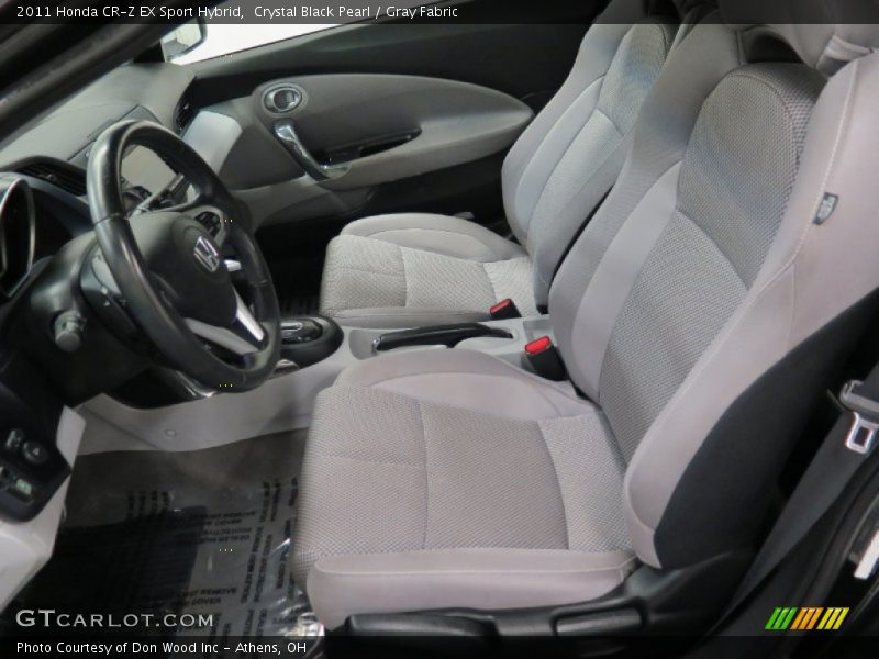 Crystal Black Pearl / Gray Fabric 2011 Honda CR-Z EX Sport Hybrid