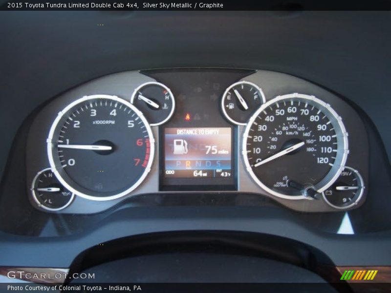 Silver Sky Metallic / Graphite 2015 Toyota Tundra Limited Double Cab 4x4