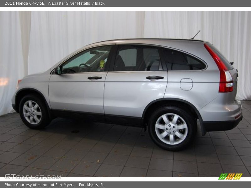 Alabaster Silver Metallic / Black 2011 Honda CR-V SE