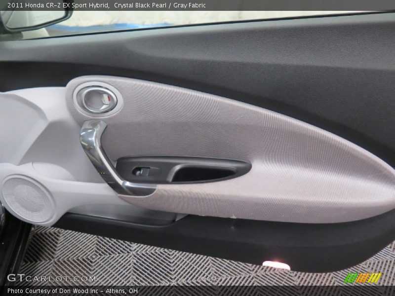 Crystal Black Pearl / Gray Fabric 2011 Honda CR-Z EX Sport Hybrid