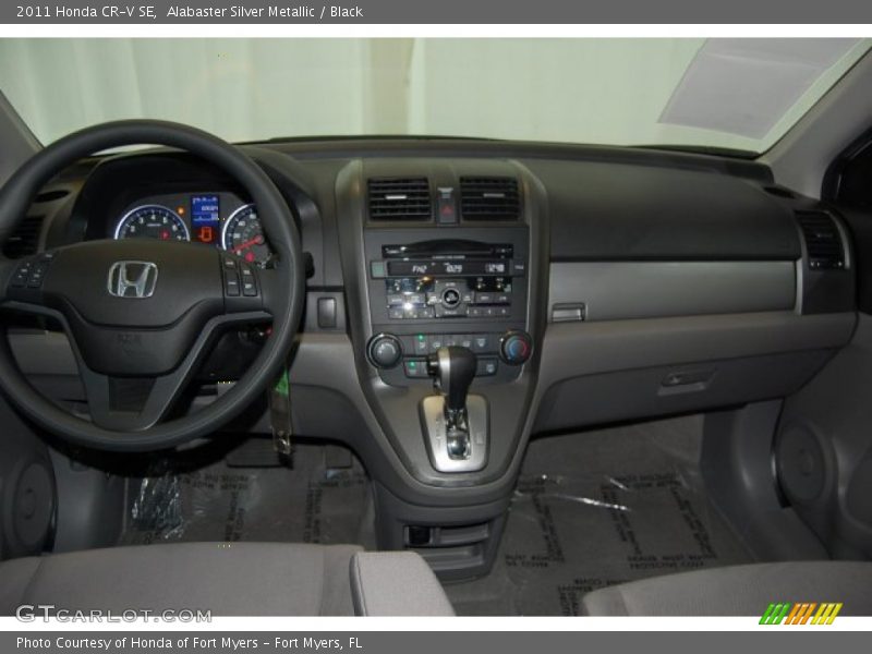 Alabaster Silver Metallic / Black 2011 Honda CR-V SE