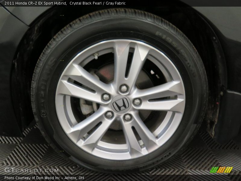 Crystal Black Pearl / Gray Fabric 2011 Honda CR-Z EX Sport Hybrid