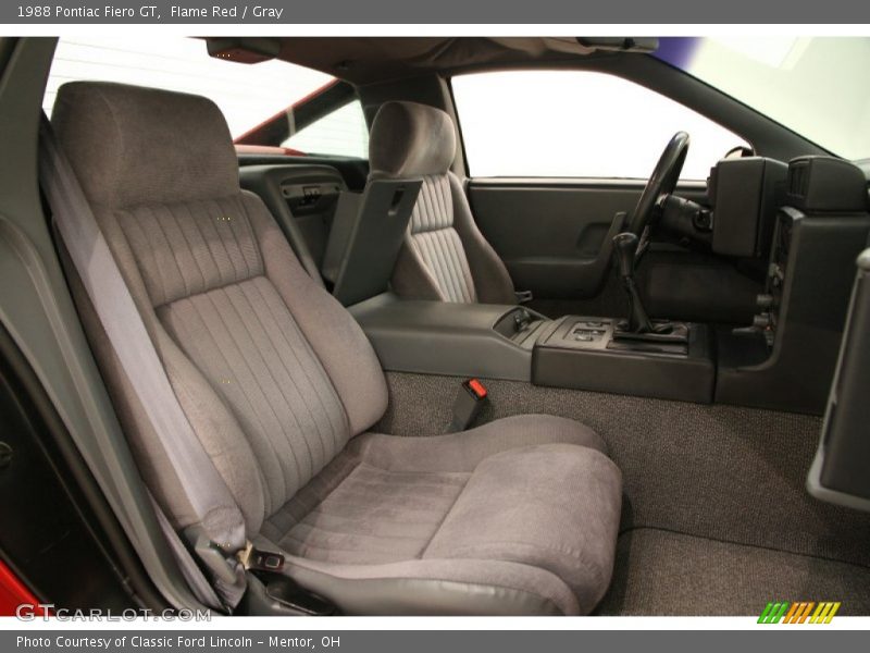 Front Seat of 1988 Fiero GT