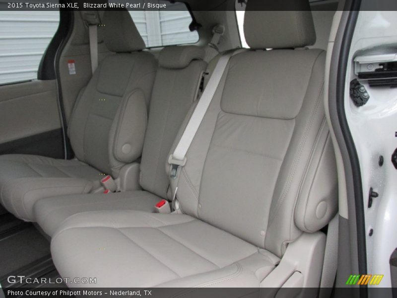 Blizzard White Pearl / Bisque 2015 Toyota Sienna XLE