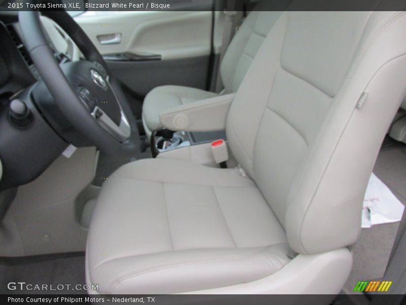 Blizzard White Pearl / Bisque 2015 Toyota Sienna XLE
