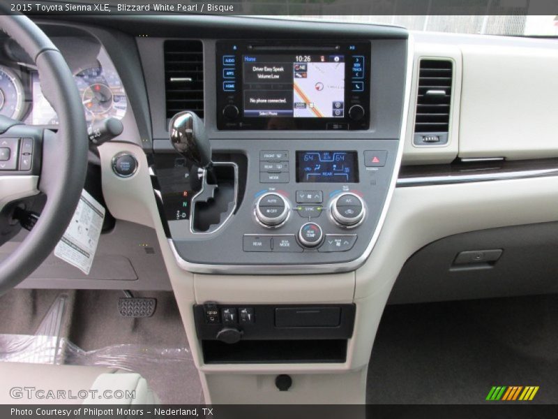 Blizzard White Pearl / Bisque 2015 Toyota Sienna XLE