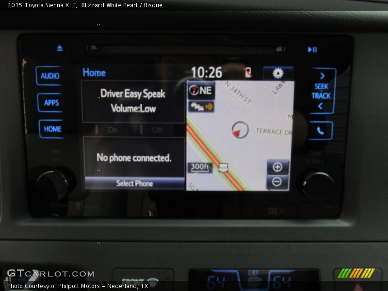 Blizzard White Pearl / Bisque 2015 Toyota Sienna XLE