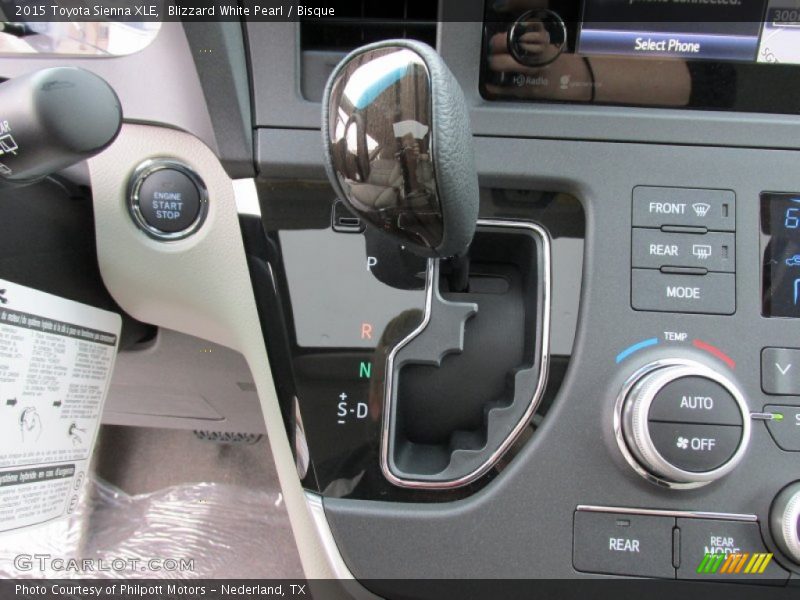 Blizzard White Pearl / Bisque 2015 Toyota Sienna XLE