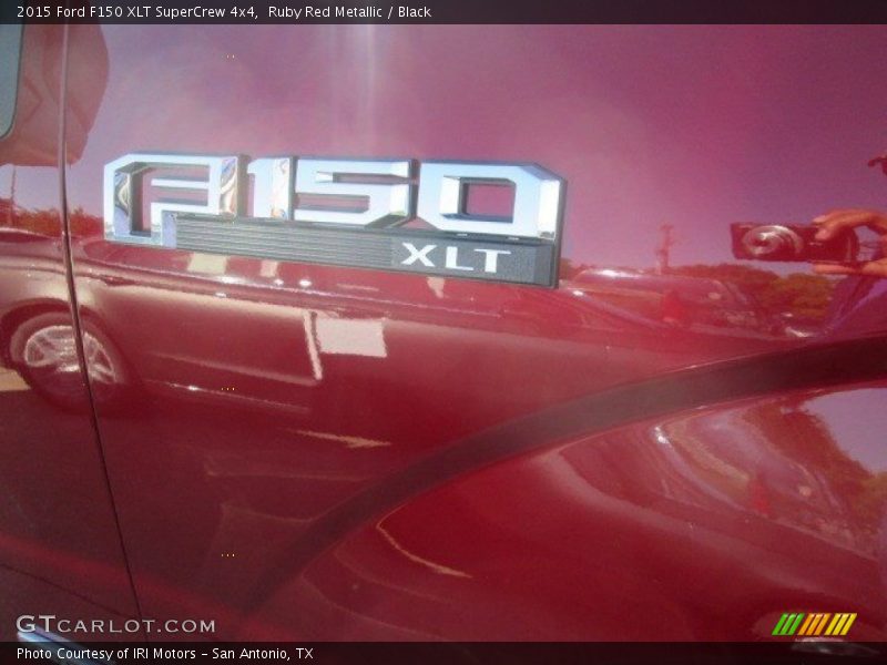 Ruby Red Metallic / Black 2015 Ford F150 XLT SuperCrew 4x4