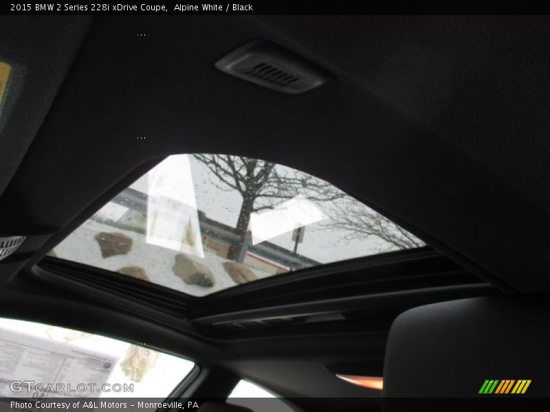 Alpine White / Black 2015 BMW 2 Series 228i xDrive Coupe