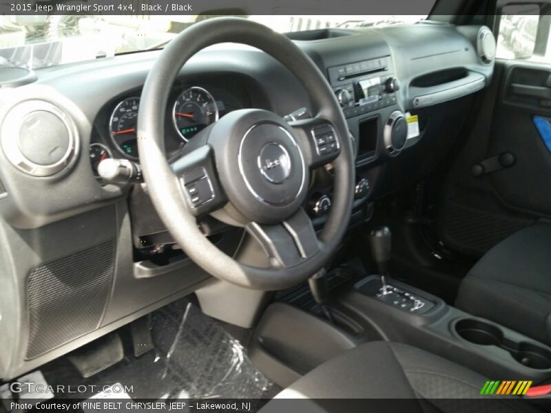 Black / Black 2015 Jeep Wrangler Sport 4x4