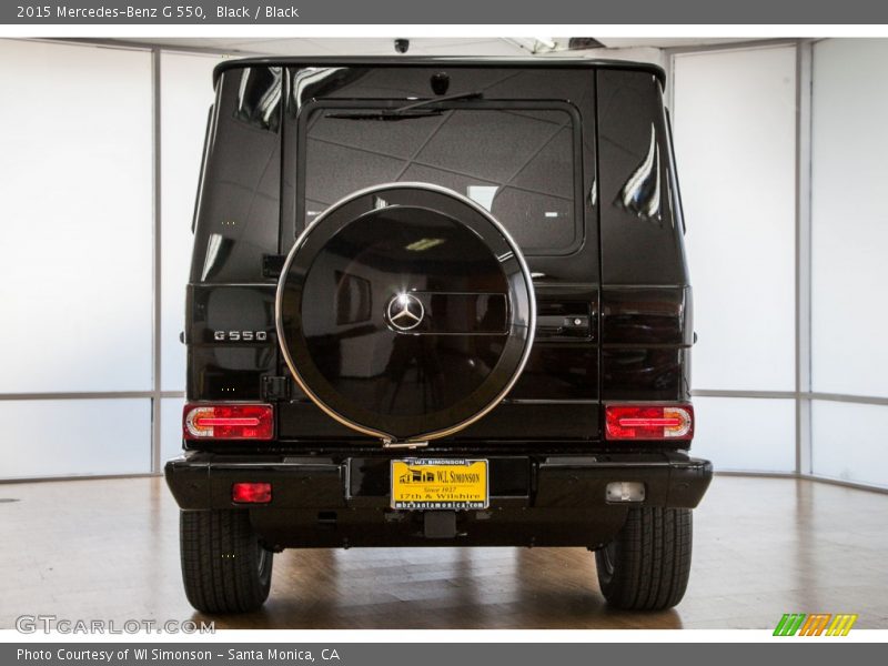 Black / Black 2015 Mercedes-Benz G 550