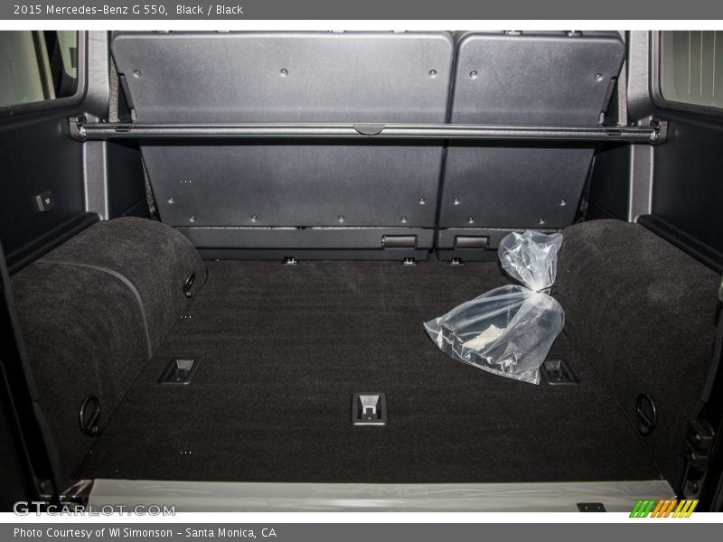  2015 G 550 Trunk