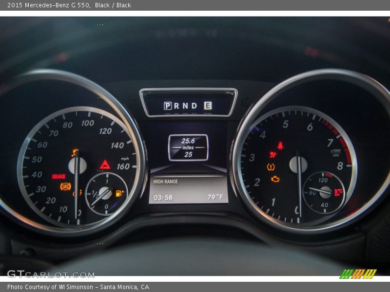  2015 G 550 550 Gauges