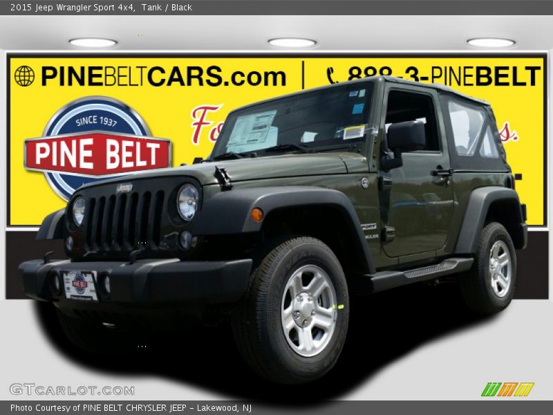 Tank / Black 2015 Jeep Wrangler Sport 4x4