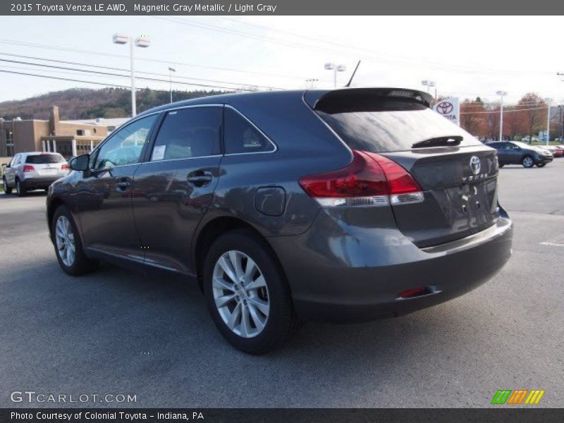 Magnetic Gray Metallic / Light Gray 2015 Toyota Venza LE AWD