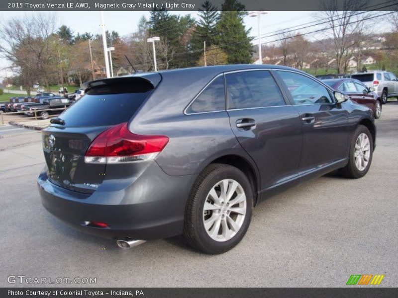 Magnetic Gray Metallic / Light Gray 2015 Toyota Venza LE AWD