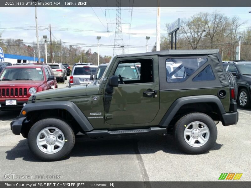 Tank / Black 2015 Jeep Wrangler Sport 4x4