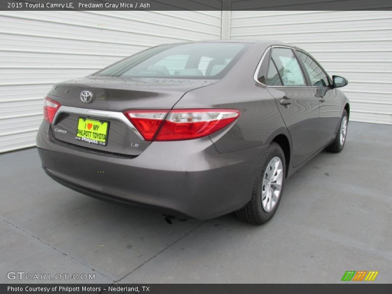 Predawn Gray Mica / Ash 2015 Toyota Camry LE