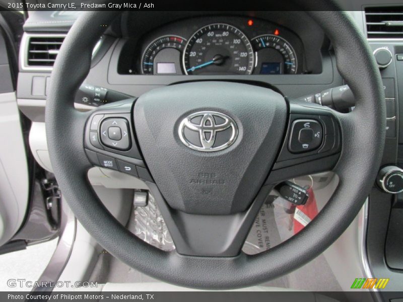 Predawn Gray Mica / Ash 2015 Toyota Camry LE