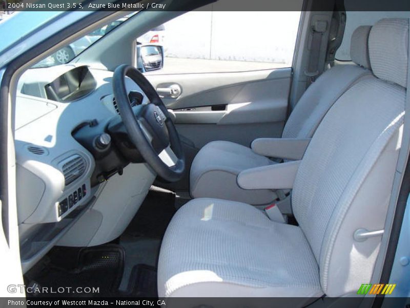 Azure Blue Metallic / Gray 2004 Nissan Quest 3.5 S