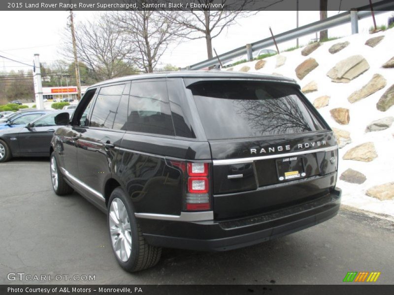 Santorini Black / Ebony/Ivory 2015 Land Rover Range Rover Supercharged