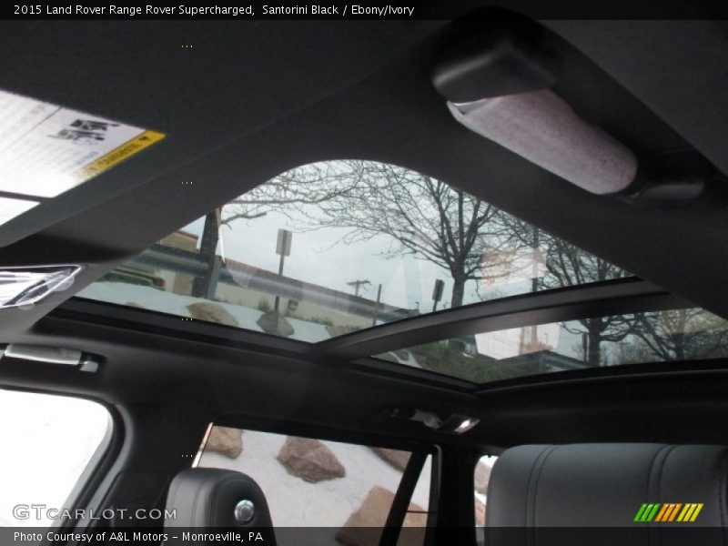 Santorini Black / Ebony/Ivory 2015 Land Rover Range Rover Supercharged