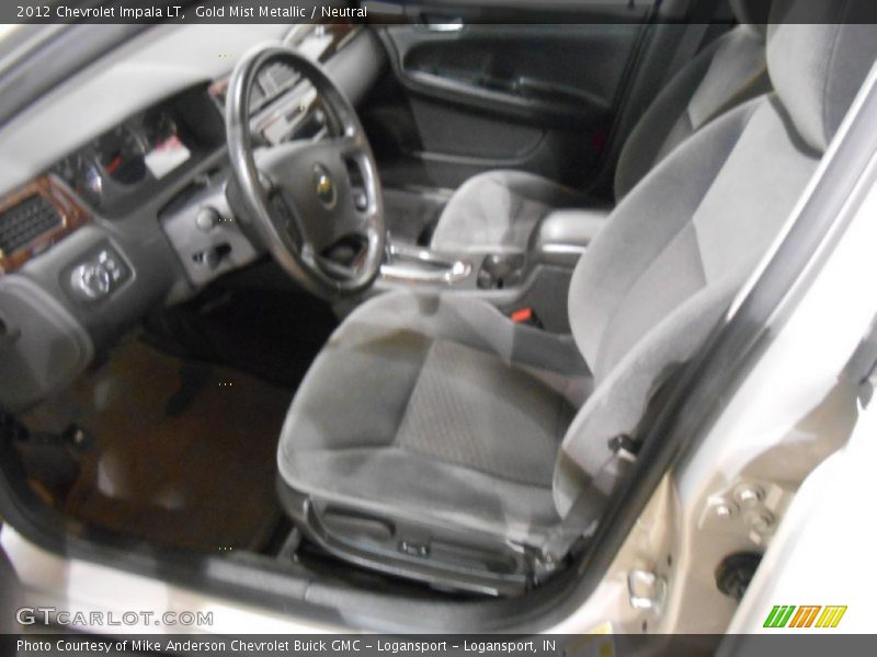 Gold Mist Metallic / Neutral 2012 Chevrolet Impala LT