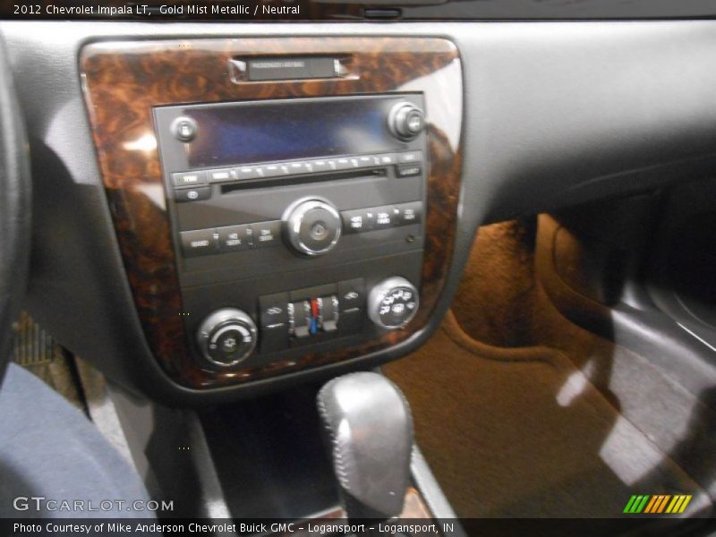 Gold Mist Metallic / Neutral 2012 Chevrolet Impala LT