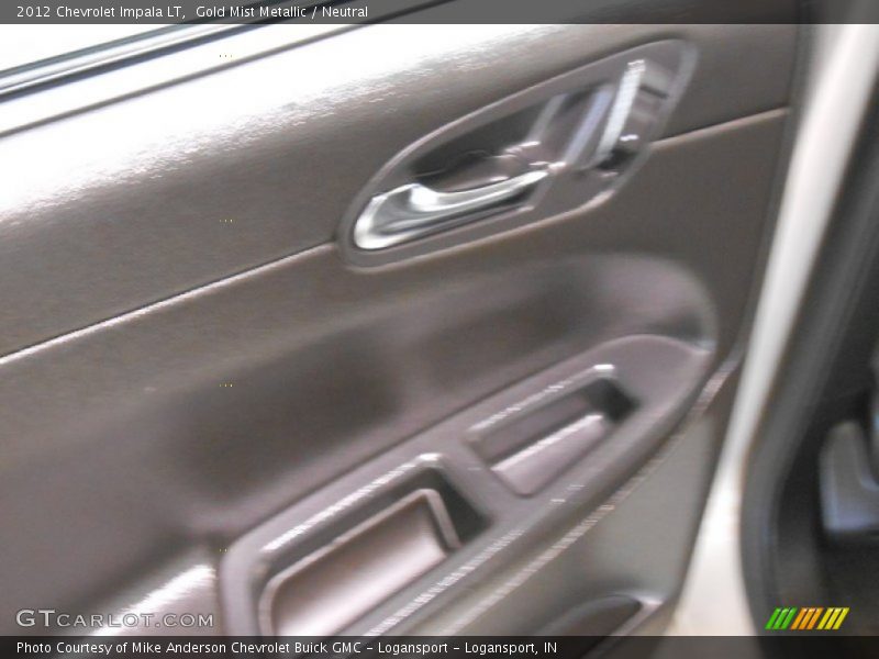 Gold Mist Metallic / Neutral 2012 Chevrolet Impala LT