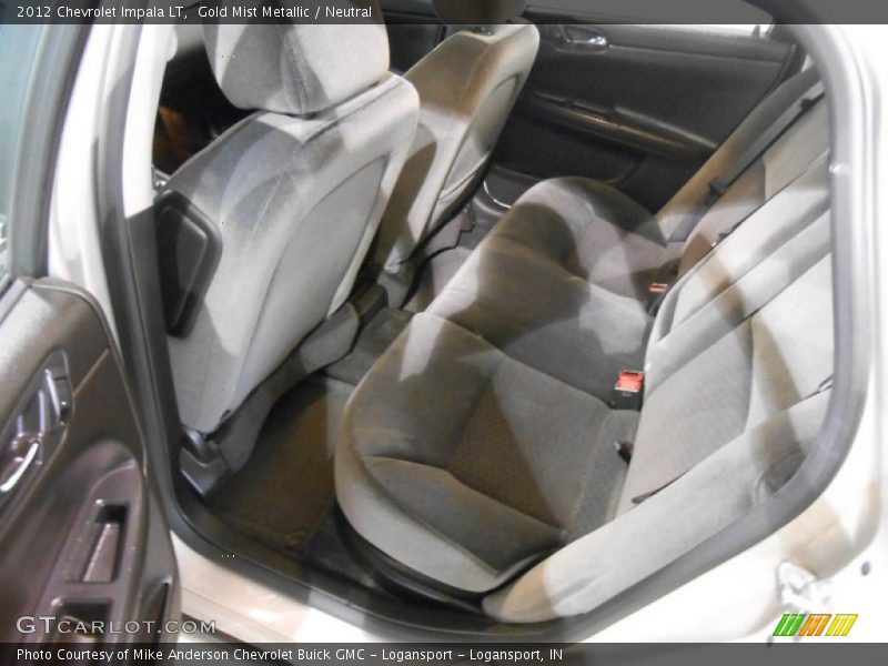 Gold Mist Metallic / Neutral 2012 Chevrolet Impala LT