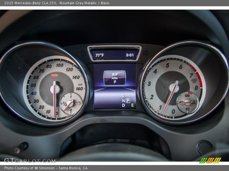 Mountain Grey Metallic / Black 2015 Mercedes-Benz CLA 250