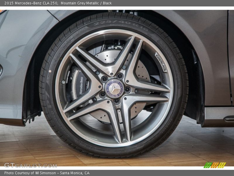 Mountain Grey Metallic / Black 2015 Mercedes-Benz CLA 250