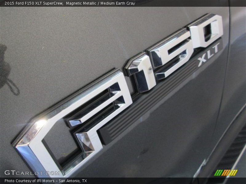 Magnetic Metallic / Medium Earth Gray 2015 Ford F150 XLT SuperCrew