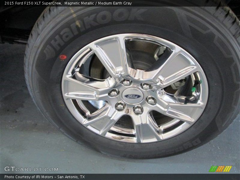Magnetic Metallic / Medium Earth Gray 2015 Ford F150 XLT SuperCrew