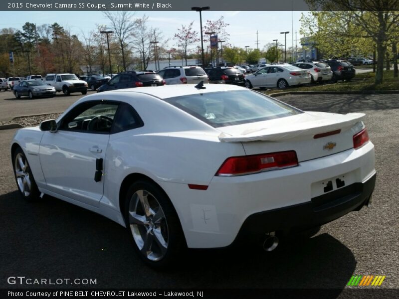 Summit White / Black 2015 Chevrolet Camaro SS Coupe