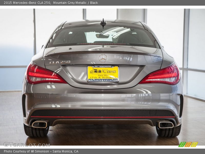 Mountain Grey Metallic / Black 2015 Mercedes-Benz CLA 250