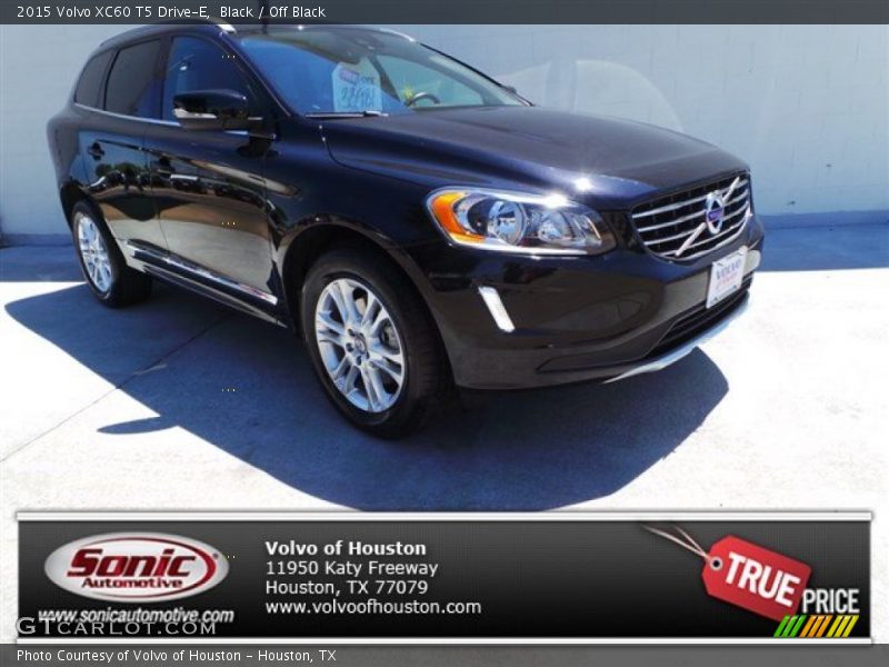 Black / Off Black 2015 Volvo XC60 T5 Drive-E