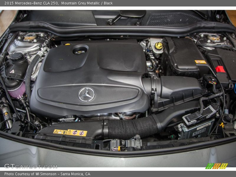 Mountain Grey Metallic / Black 2015 Mercedes-Benz CLA 250