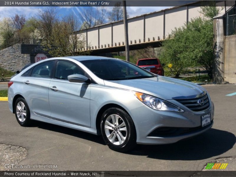 Iridescent Silver Blue Pearl / Gray 2014 Hyundai Sonata GLS