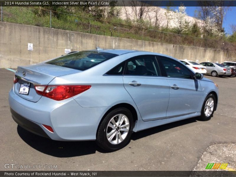 Iridescent Silver Blue Pearl / Gray 2014 Hyundai Sonata GLS