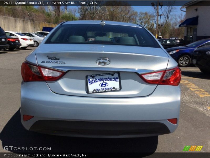 Iridescent Silver Blue Pearl / Gray 2014 Hyundai Sonata GLS