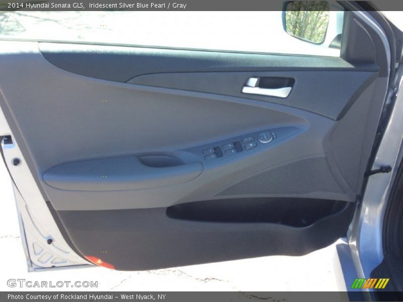 Iridescent Silver Blue Pearl / Gray 2014 Hyundai Sonata GLS